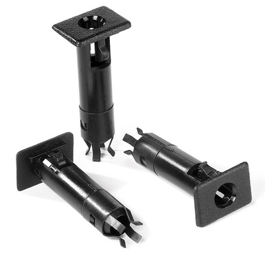 Door Pin Inserts Jeep 1987-1995 Wrangler YJ, 1997-2006 Wrangler TJ, One set required per door 3-pack in a box