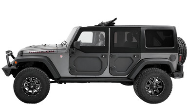 Upper Fabric Half Doors Jeep 2007-18 Wrangler JK