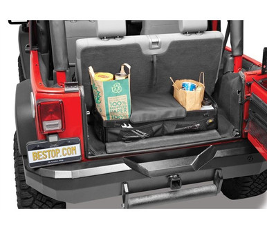 RoughRider™ Cargo Trunk Organizer Jeep 1987-95 Wrangler YJ, 1997-06 Wrangler TJ, 2007-18 Wrangler JK, 2018-Current Wrangler JL