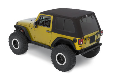 JEEP® Trektop® Pro Hybrid Slantback Soft Top Jeep 2007-18 Wrangler JK