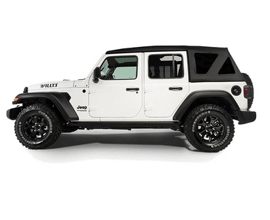 JL Wrangler 4-Door eTop Automatic Convertible Top Jeep 2018-2026 Wrangler JL, 4-Door, 4XE